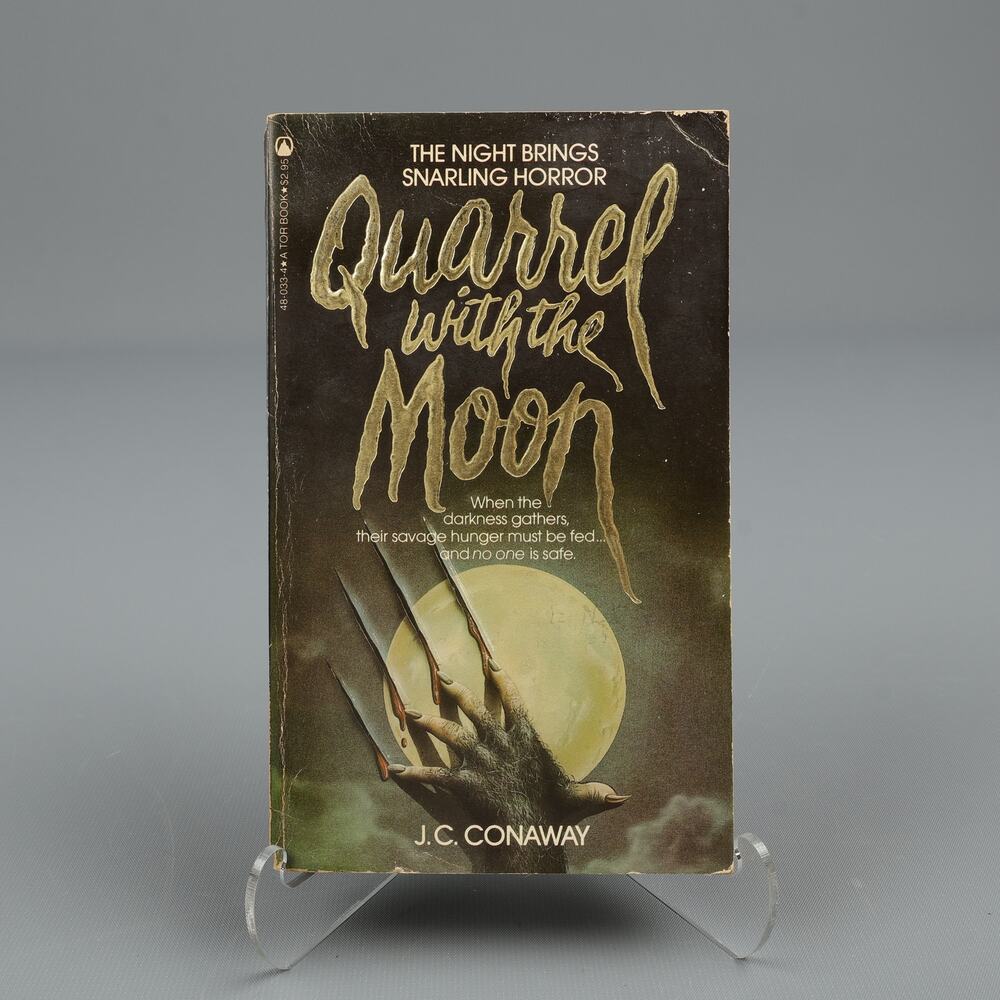 Quarrel With The Moon By JC Conaway Paperback First Printing 1982 Horror Vintage